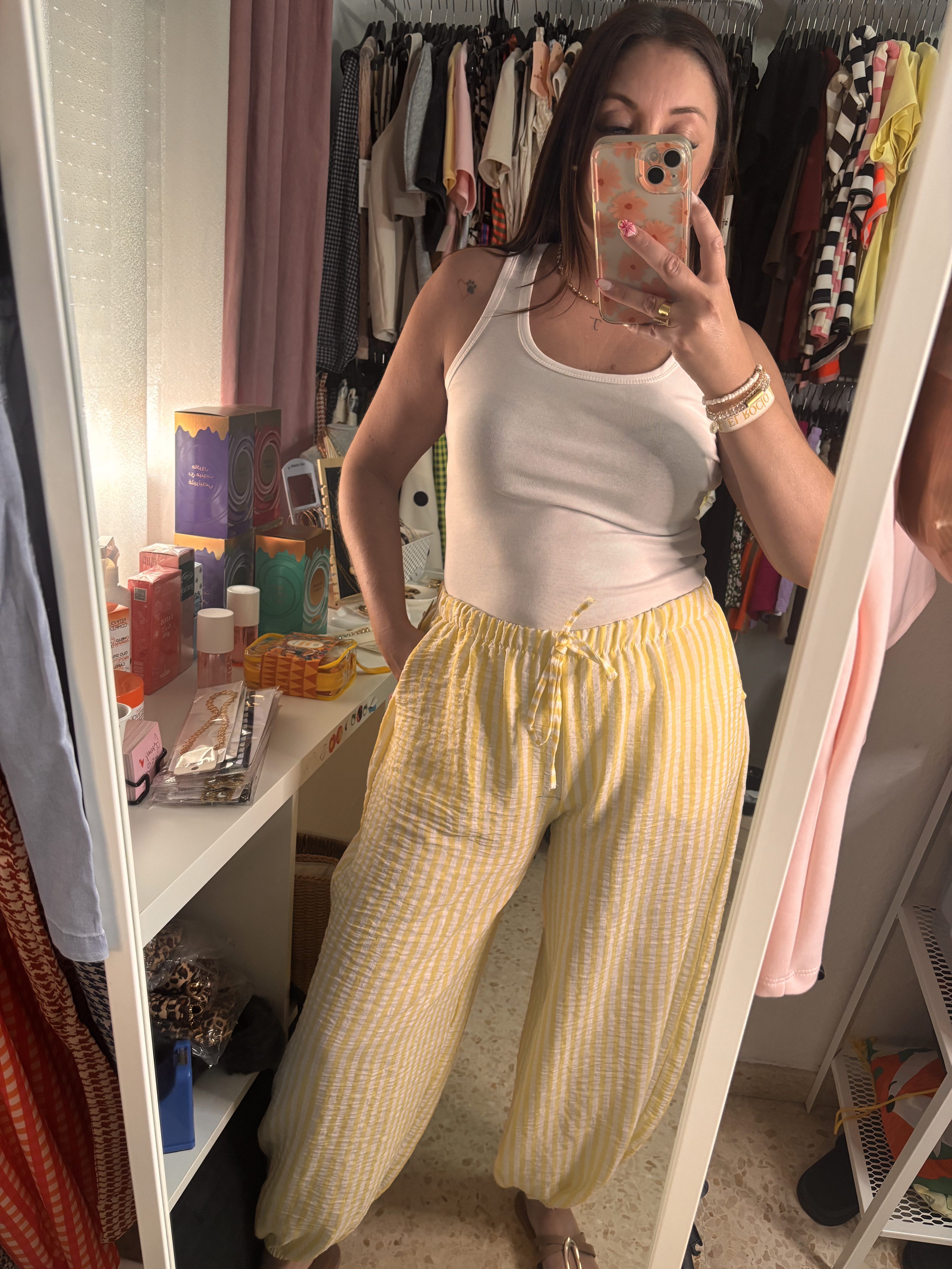 PANTALON LINO RAYAS